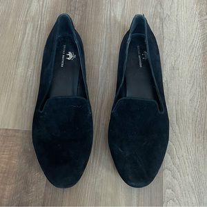 Brooks Brothers Suede Loafers Black